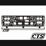 Ramka na tablicę rejestracyjną - srebrna
