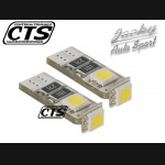 Żarówka W5W T10 12V 3 SMD LED CANBUS niebieska (2szt.)