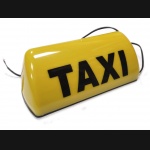 Lampa # Sygnalizator # Znak TAXI - na magnes ŻÓŁTY (szpakówka)