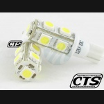 Żarówka W5W T10 12V 9 SMD5050 LED biała (1szt.)