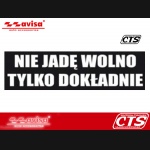 Naklejka AVISA - Nie jadę wolno tylko dokładnie