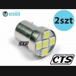 Żarówka BA15S 12V SMD5050 5 LED biała (2szt.)