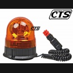 Lampa ostrzegawcza 24V pomarańczowa obrotowa H1 E8