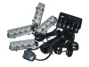 Światła stroboskopowe / stroboskopy ostrzegawcze - 4x4 LED POMARAŃCZOWE