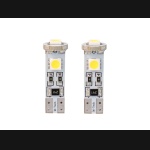 Żarówka W5W T10 12V 3 LED SMD5050 CANBUS biała (2szt.)