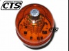 Lampa ostrzegawcza 12/24V pomarańczowa 100 LED E9 na trzpień