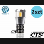 Żarówka W5W T10 12V SMD5630 6xLED CANBUS biała (2szt)