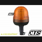 Lampa ostrzegawcza 12/24V pomarańczowa 40 SMD LED na trzpień E9 ECE R10