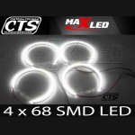 Ringi SMD LED BMW E36 E38 E39 E46 SOCZEWKOWE MaxLed 4szt.