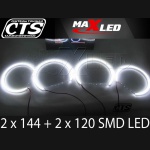 Ringi SMD II LED BMW E46 A+B NIESOCZEWKOWE MaxLed 4szt.