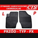 Dywanik samochodowy gumowy - TYP PX - prawy