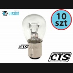 Żarówka BAZ15d 12V 21/4W VISION (10szt.)